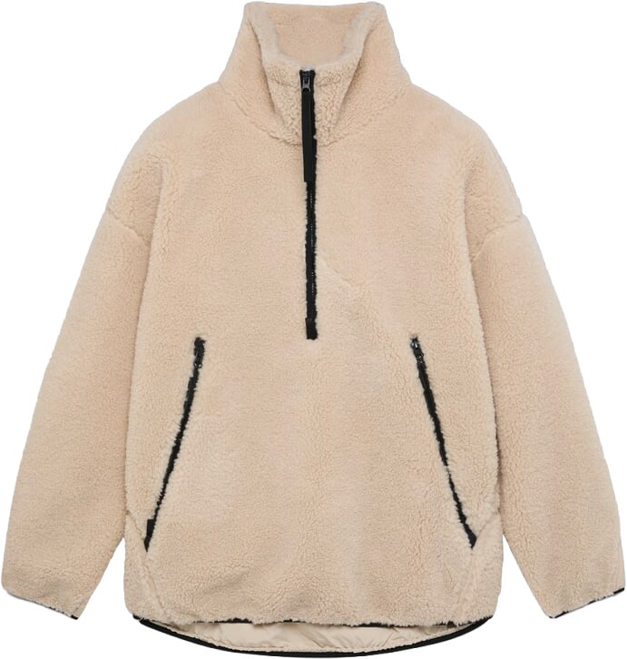 Snowdrift Quarter Zip Sherpa Mist + Oakley