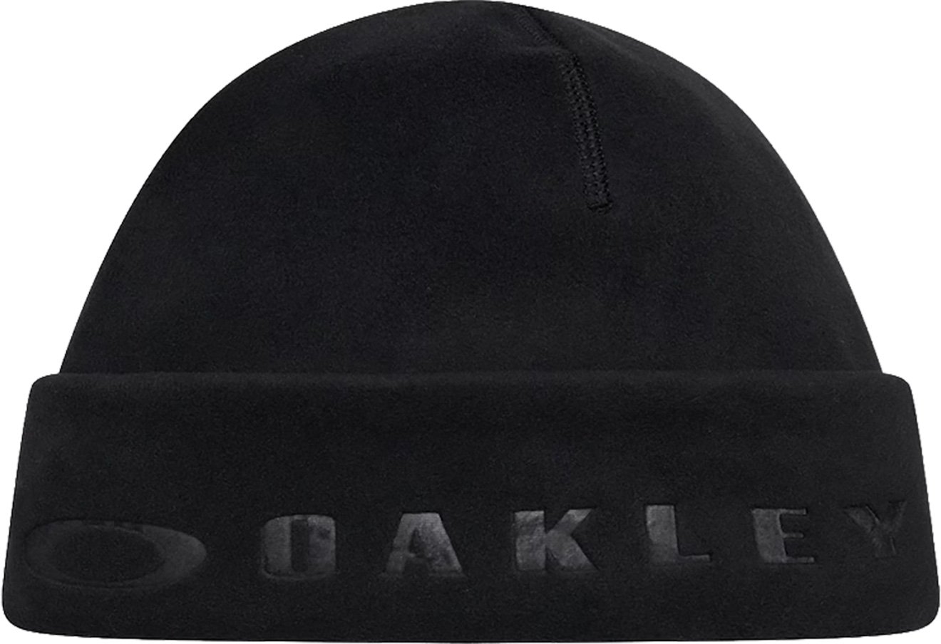 Slush Polar Beanie Pitch Black + Oakley