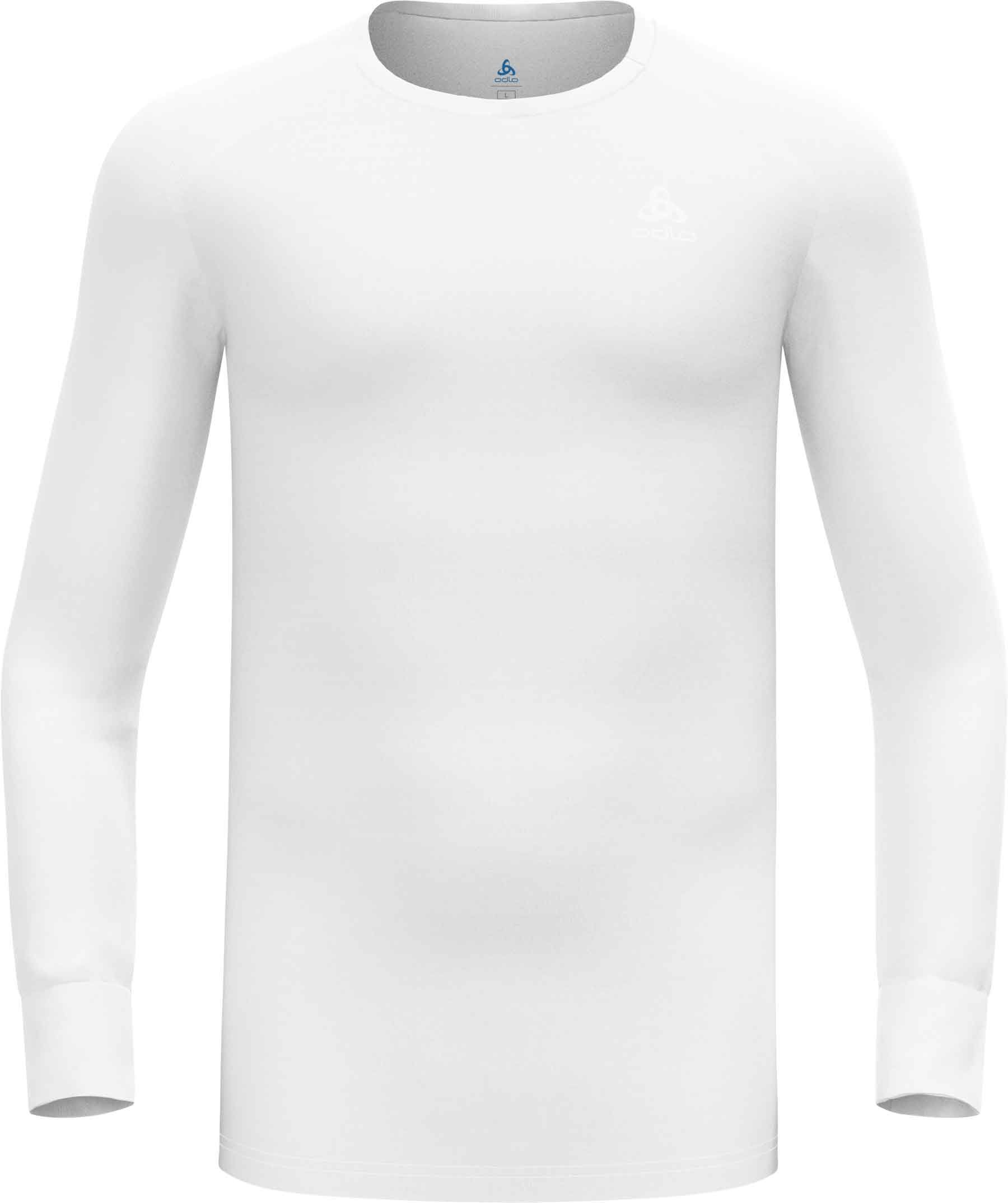 BL Top Crew Neck LS Active Warm Eco M White + Odlo
