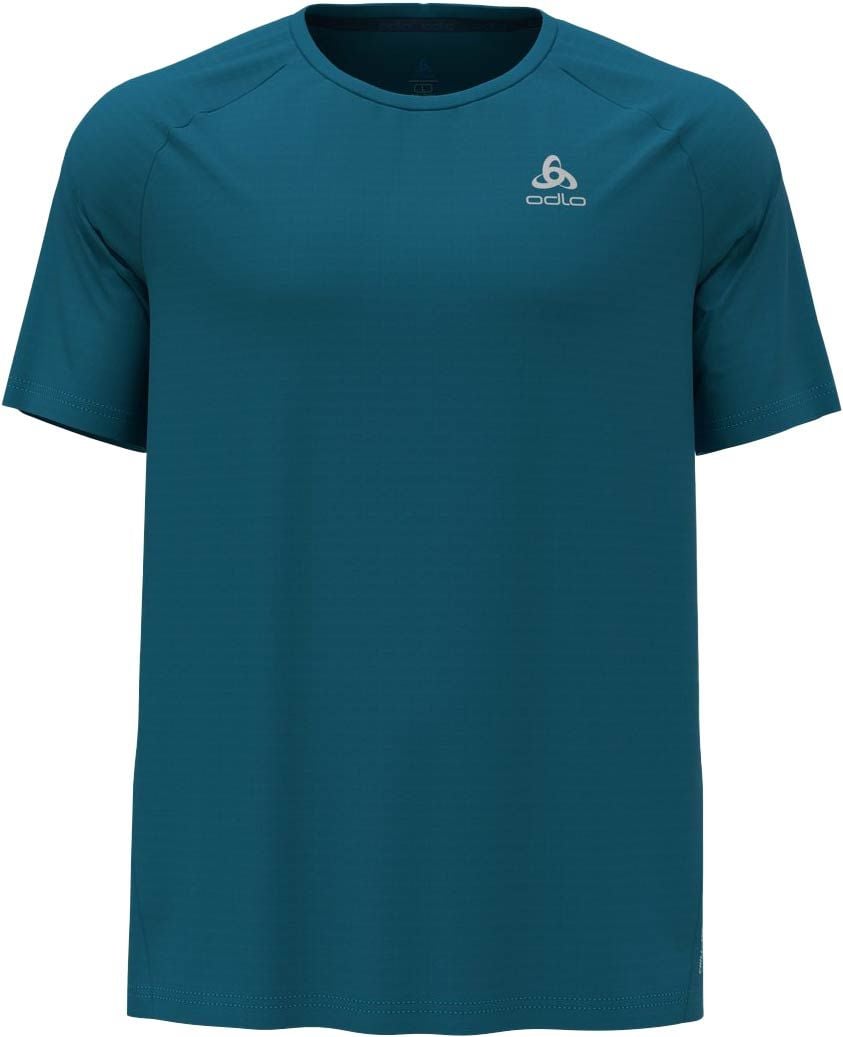 T-Shirt Crew Neck S/S Essential Chill-Te Saxony Blue + Odlo