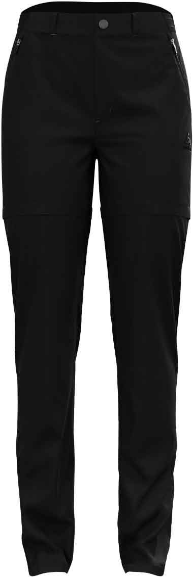 Ascent Light Pants Zip Off Regular Length Black + Odlo