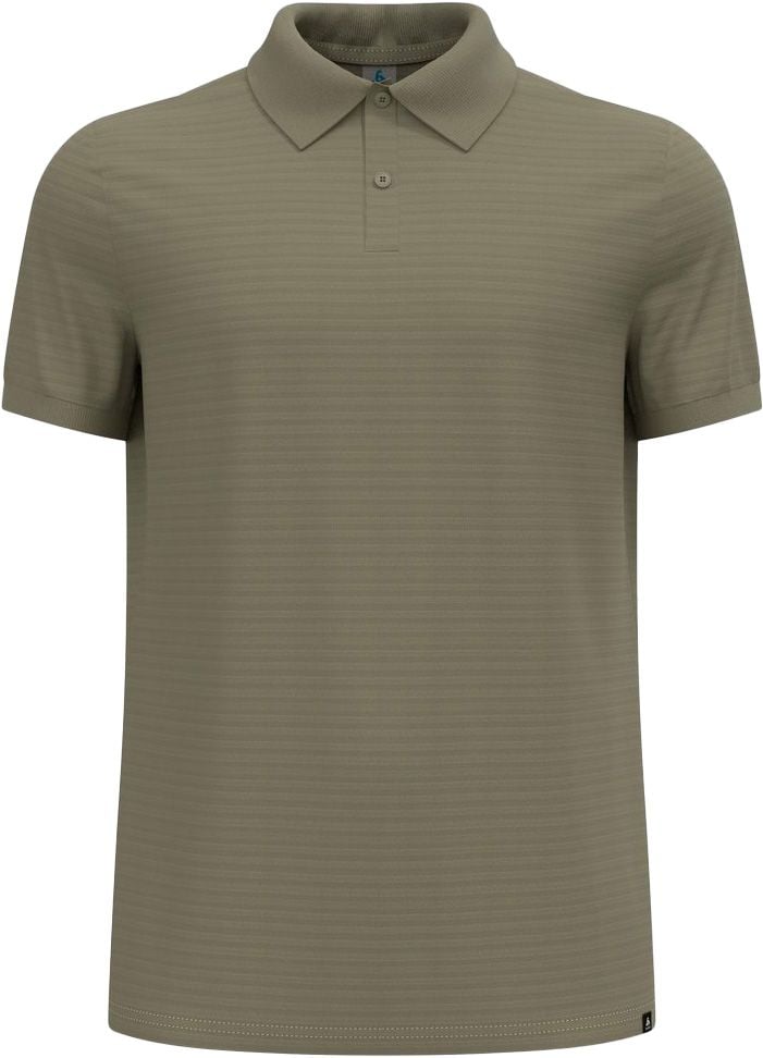 Ascent Natural Polo Shirt S/S M Vetiver + Odlo