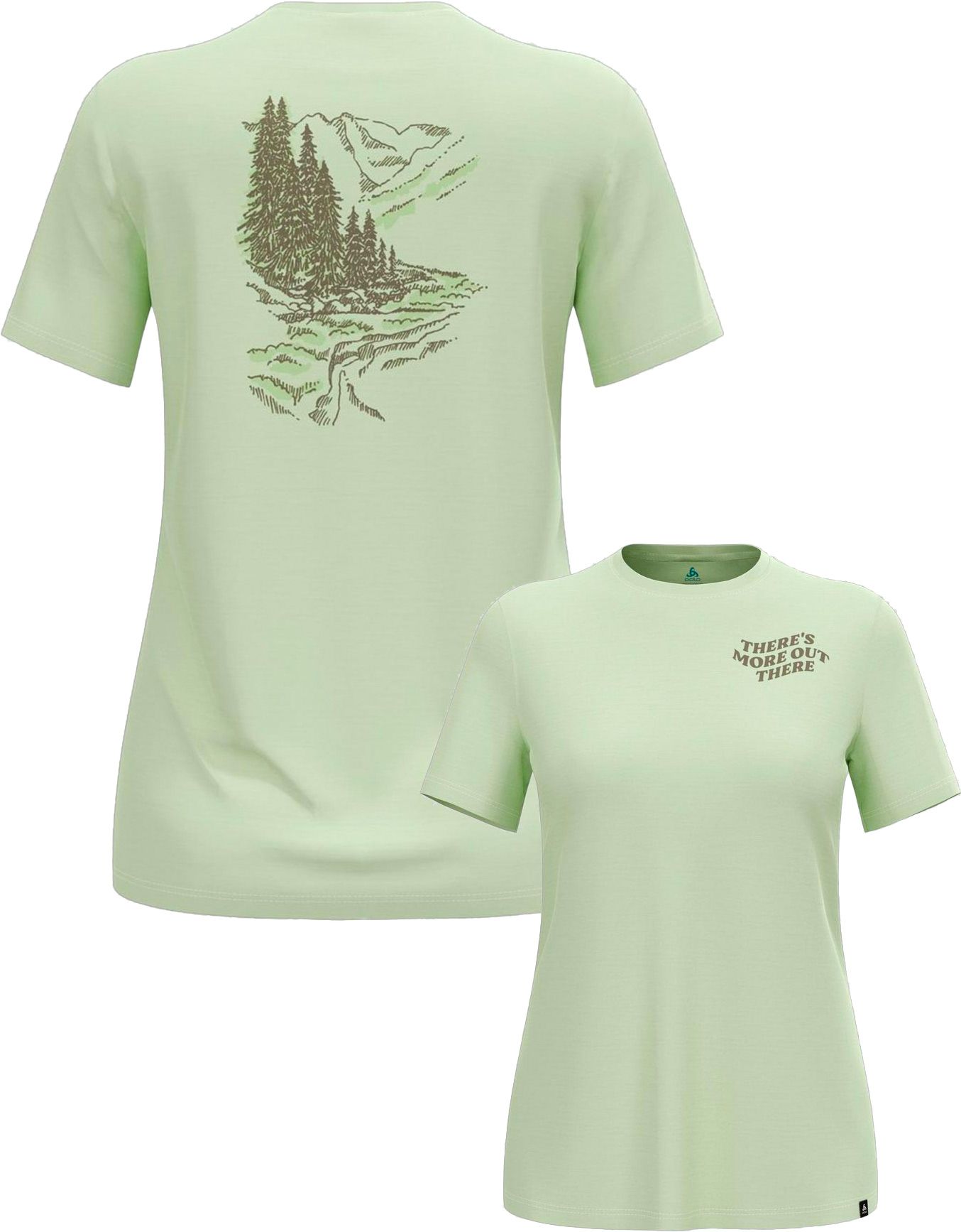 There's More Merino 160 T-Shirt Crew Neck S/S W Ambrosia + Odlo
