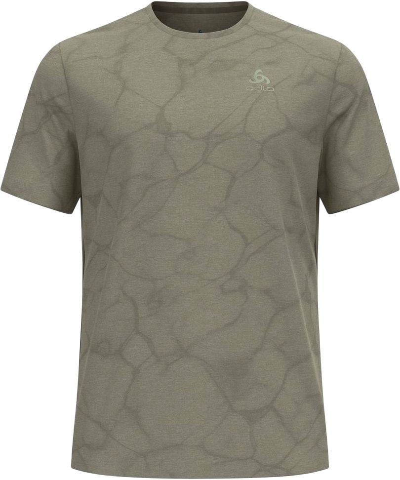 Zeroweight Engineered Chill-Tec Tee Crew Neck S/S M Agate Gray + Odlo
