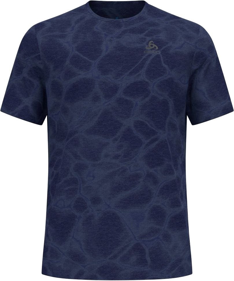 Zeroweight Engineered Chill-Tec Tee Crew Neck S/S M Eclipse + Odlo