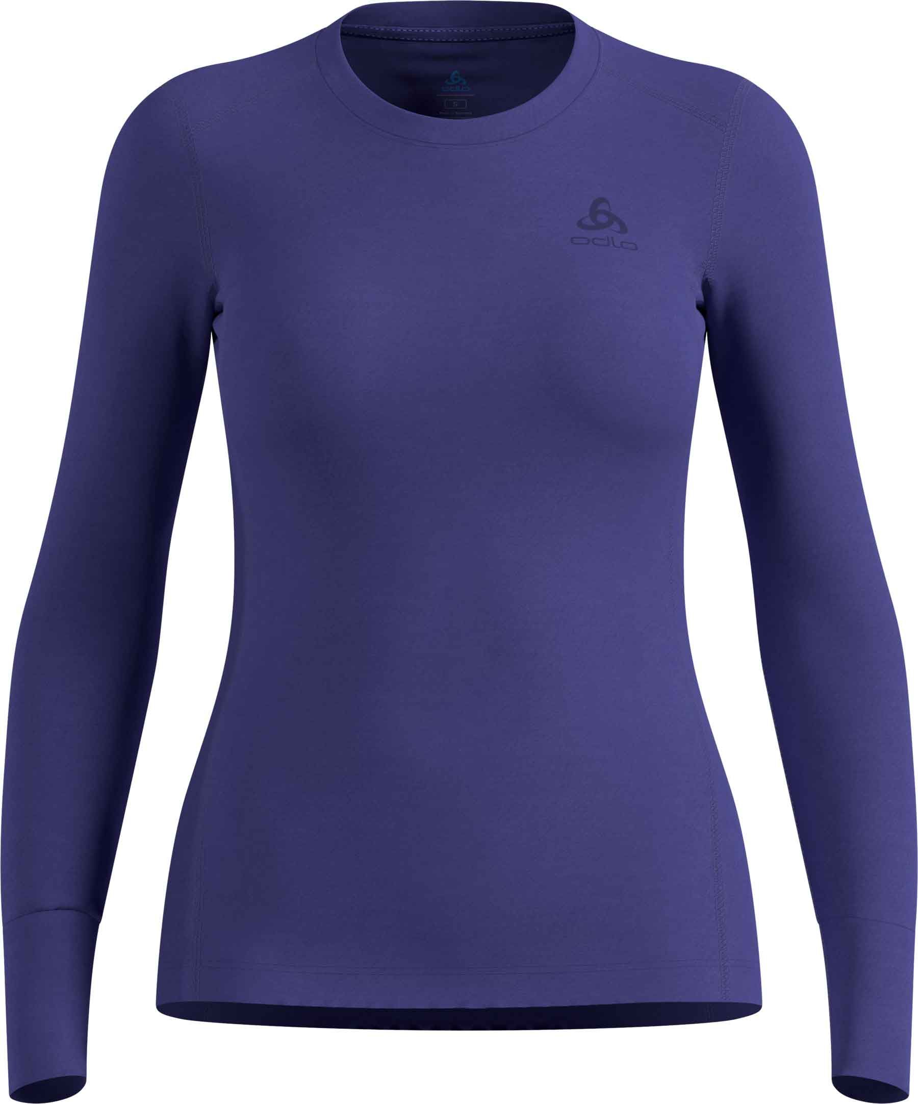 BL Top Crew Neck LS Merino 200 W Skipper Blue + Odlo