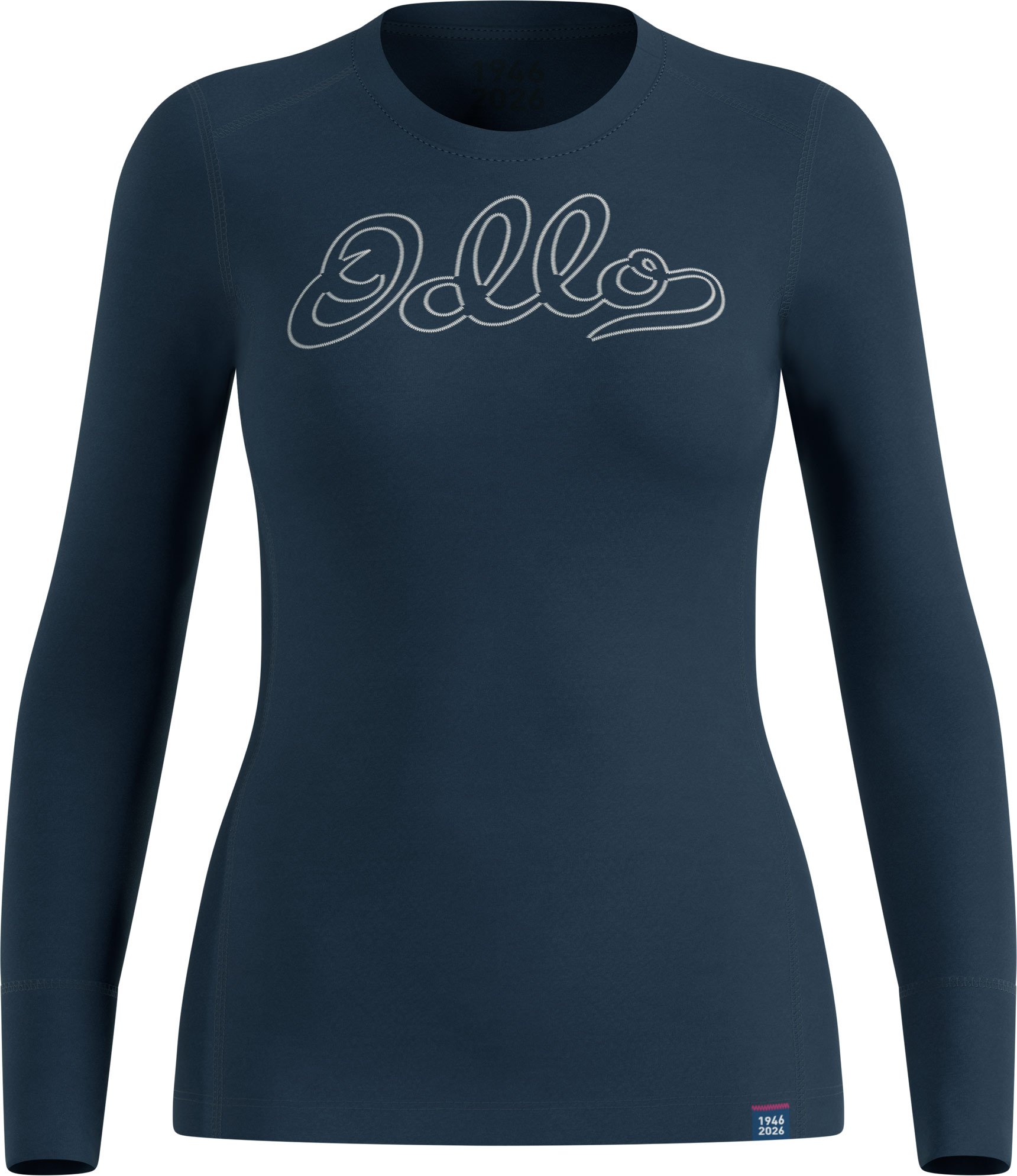 Merino 200 80 Years Baselayer Top Crew Neck W Dark Sapphire + Odlo