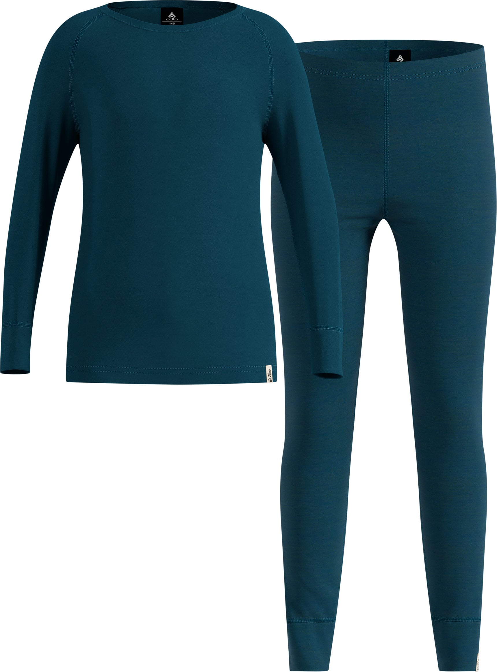 Merino 200 Set Long Kids Reflecting Pond + Odlo