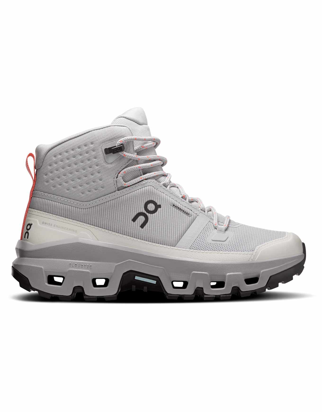Cloudrock Mid WP W Glacier/Alloy + On Running