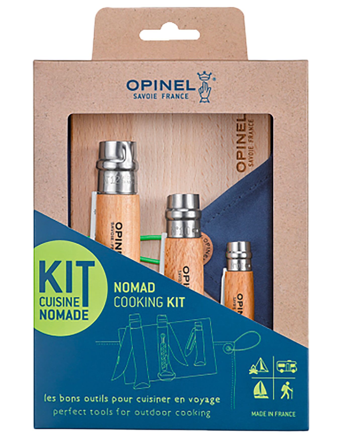 Kit Cuisine Nomade + Opinel