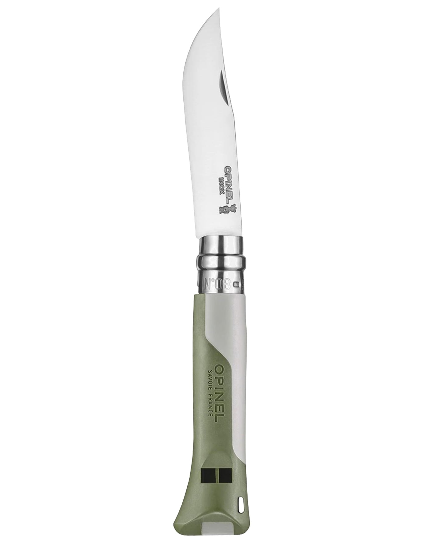 Couteau Horizon N°08 Gris Galet + Opinel