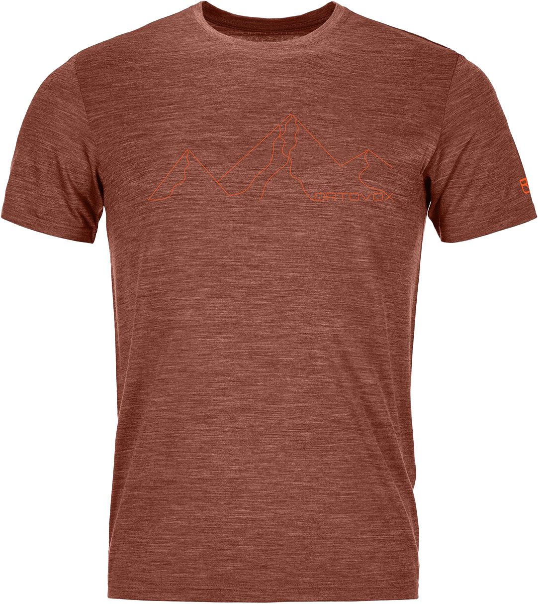 150 Cool Mountain Face T-Shirt M Clay Orange Blend + Ortovox