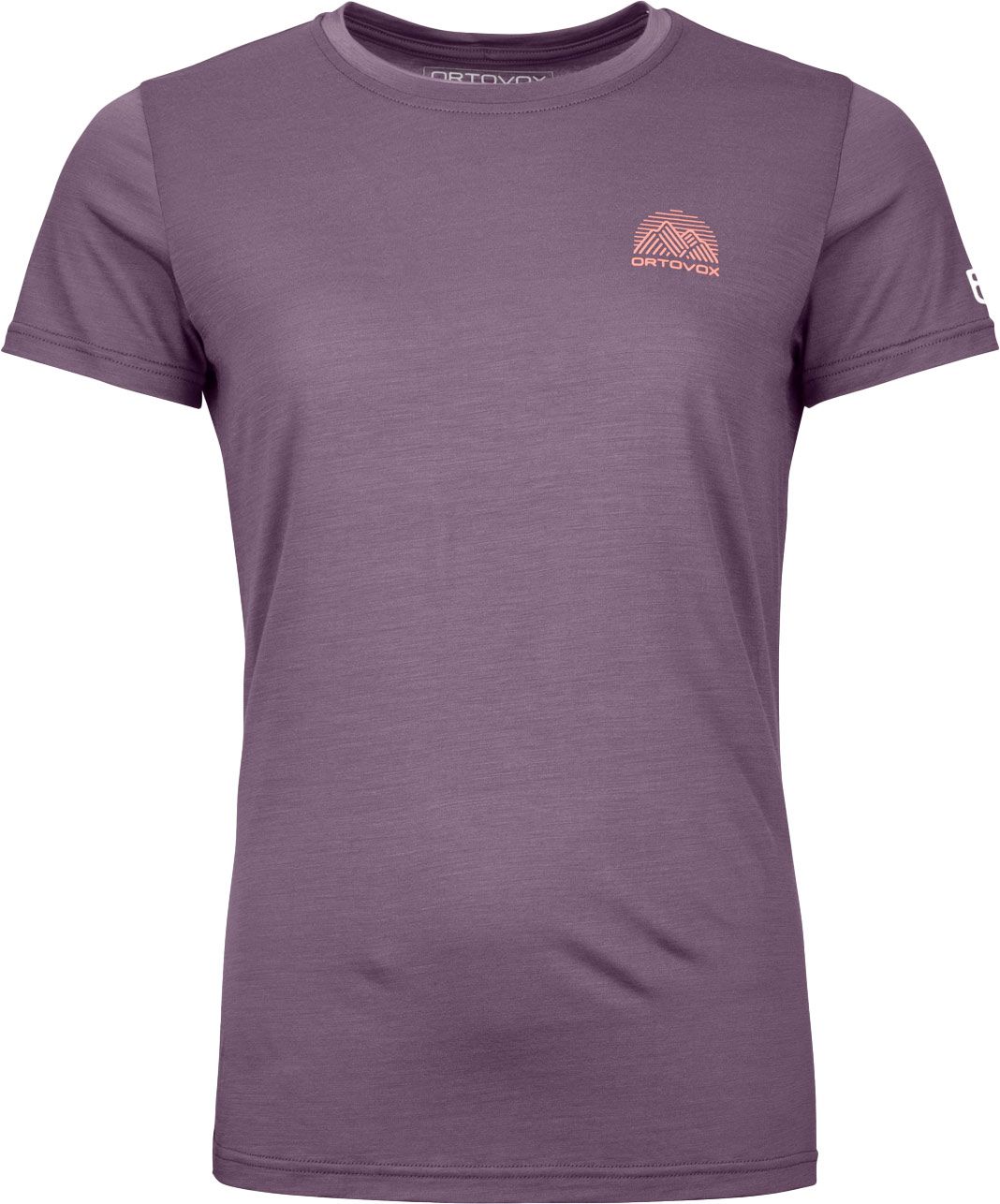 120 Cool Tec Mtn Stripe T-Shirt W Wild Berry + Ortovox