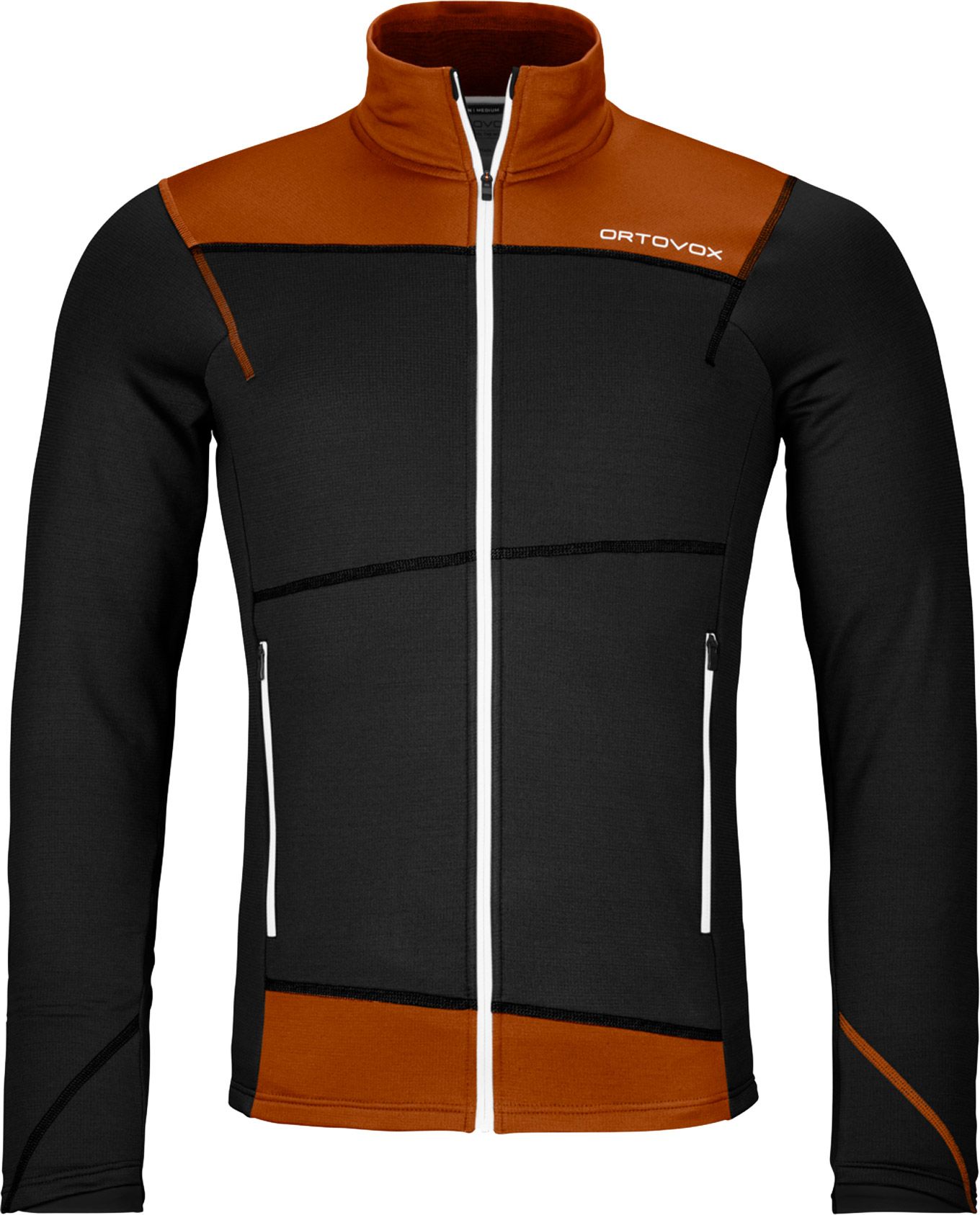 Fleece Light Jacket M Black Raven + Ortovox