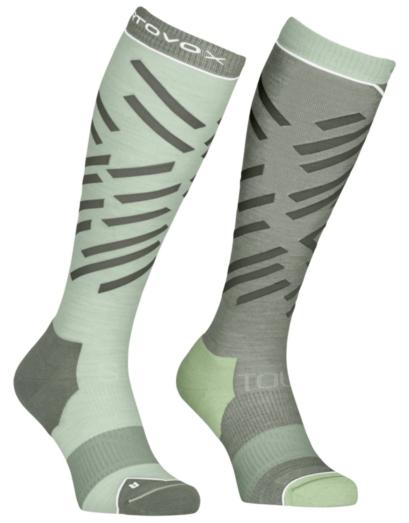 Ski Tour Long Socks W Green Acid + Ortovox