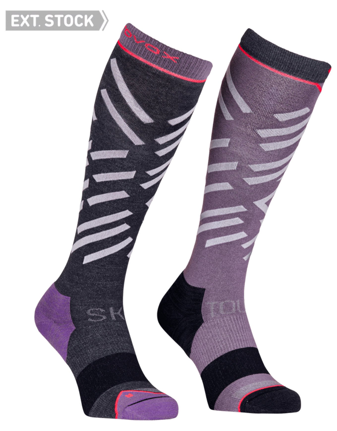 Ski Tour Long Socks W Black Raven + Ortovox