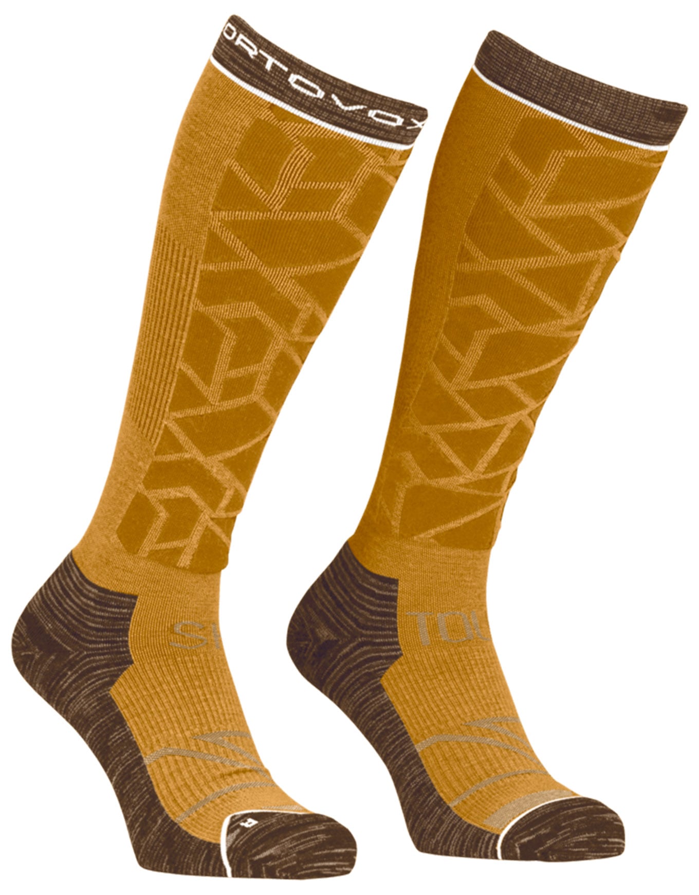 Ski Tour Comp Long Socks M Dark Cumin + Ortovox