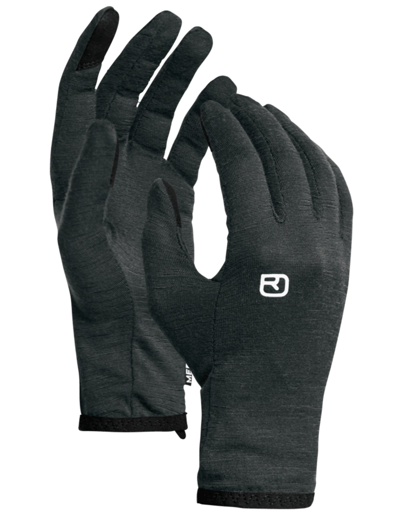 185 Rock'N'Wool Glove Liner W Black Raven + Ortovox
