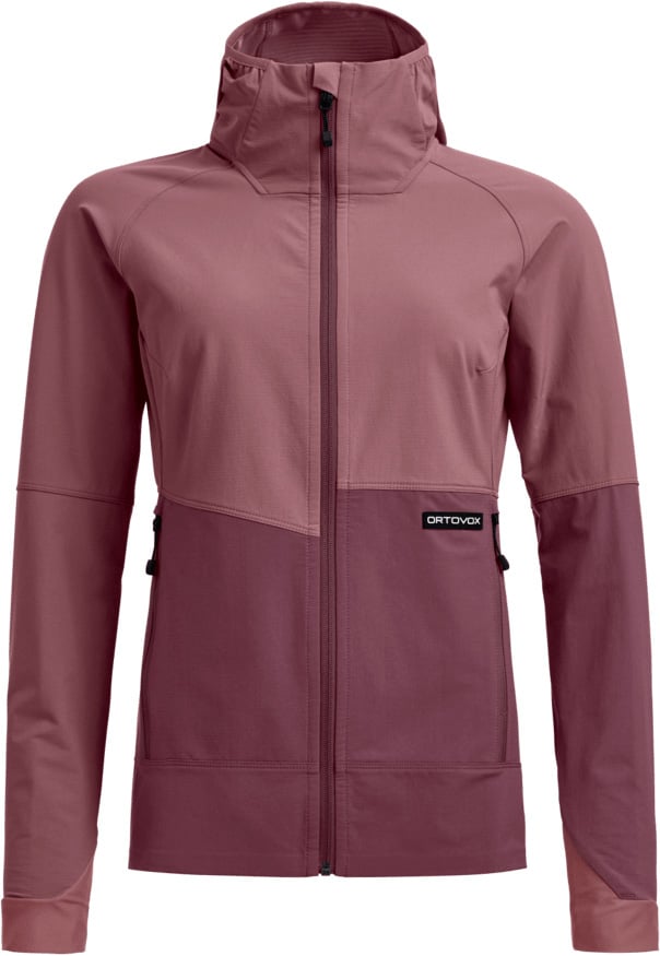Venet Softshell Hooded Jacket W Dusk Rose + Ortovox