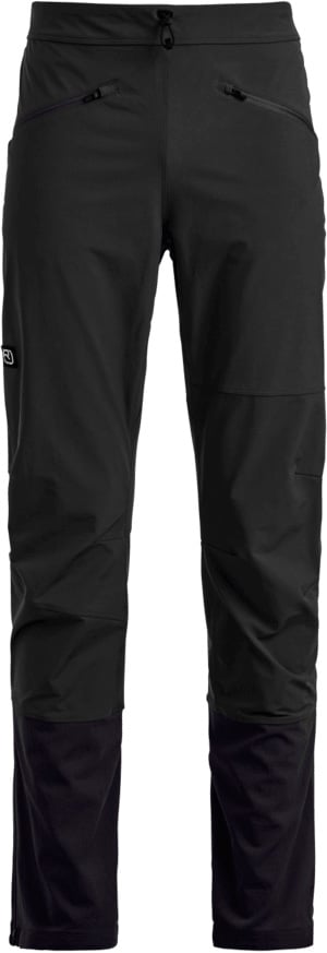 Venet Softshell Pants M Black Raven + Ortovox