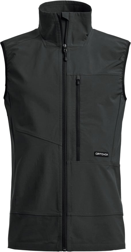Venet Softshell Vest M Black Raven + Ortovox