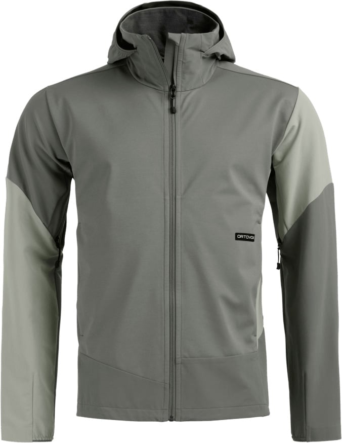 Ortler Softshell Plus Jacket M Dark Sage + Ortovox