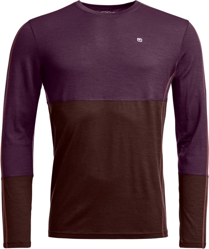 185 Rock'N'Wool LS M Dark Wild Berry + Ortovox