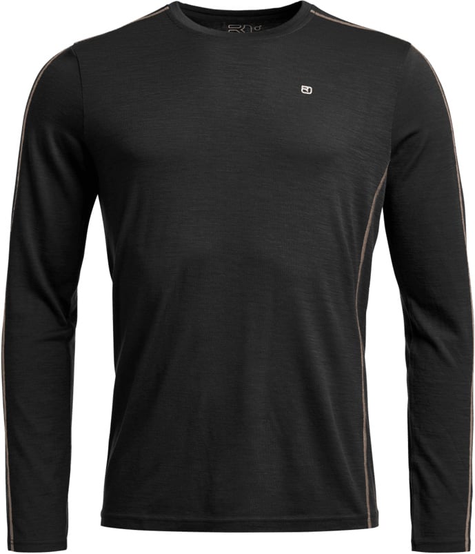 185 Rock'N'Wool LS M Black Raven + Ortovox