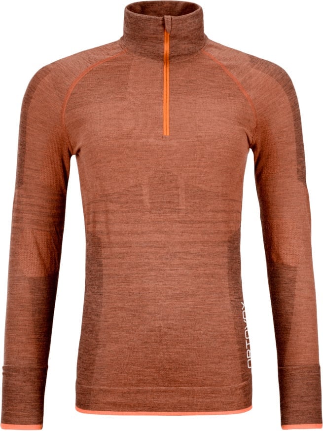 230 Competition Zip Neck W Faded Tangerine + Ortovox