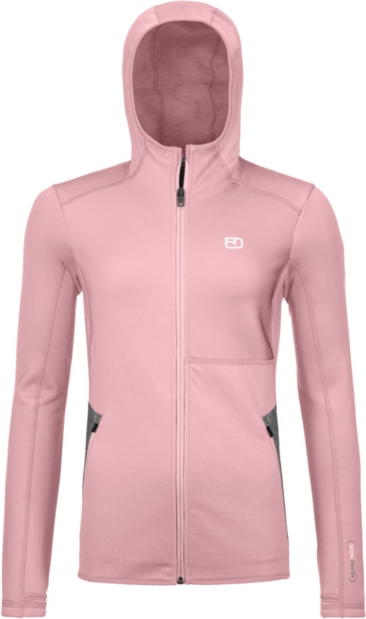 Fleece Hoody W Dawn Rose + Ortovox