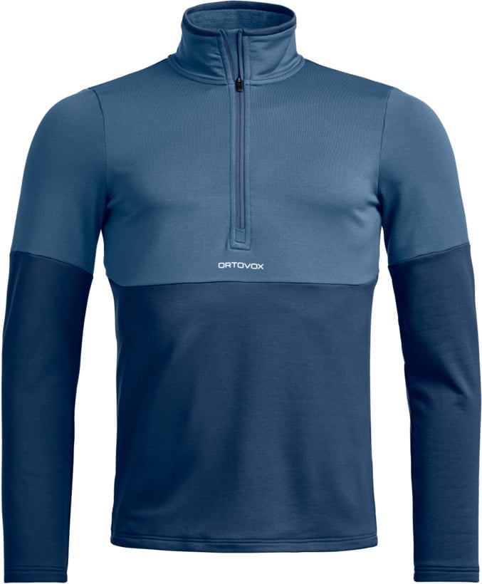 Fleece Light Zip Neck M Blue Nunatak + Ortovox