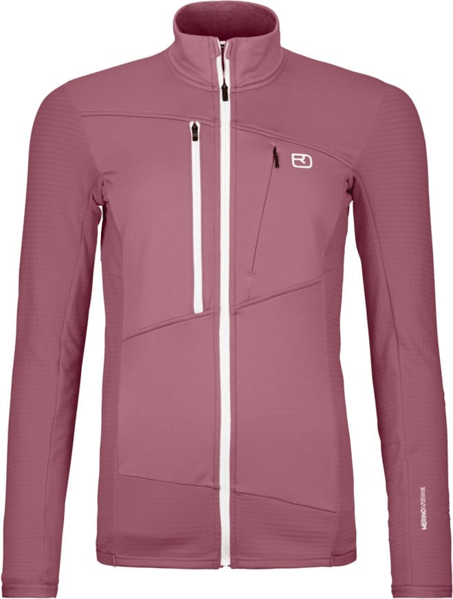 Fleece Grid Jacket W Dusk Rose + Ortovox
