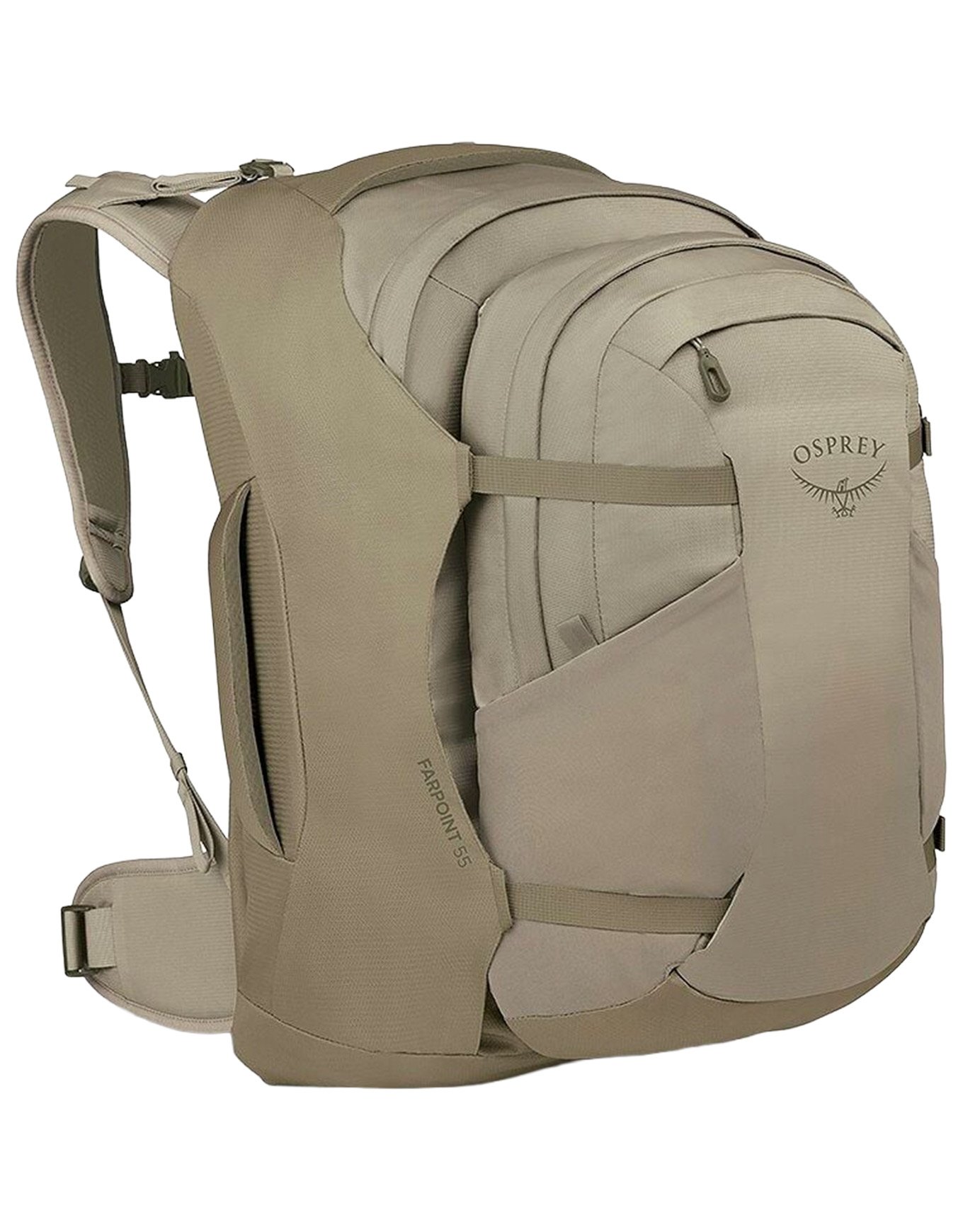 Farpoint 55 Sawdust + Osprey