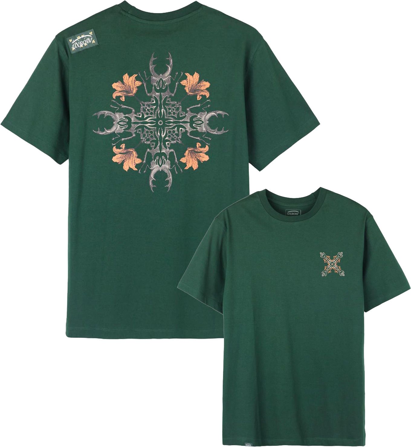Scarab SS Tee Mountain Green + Oxbow