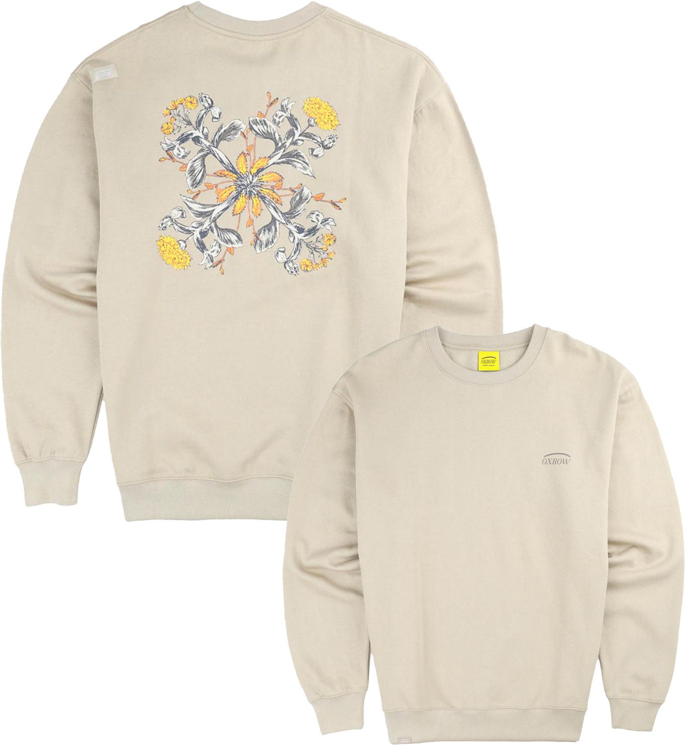 Floral Fleece Crew Rock + Oxbow