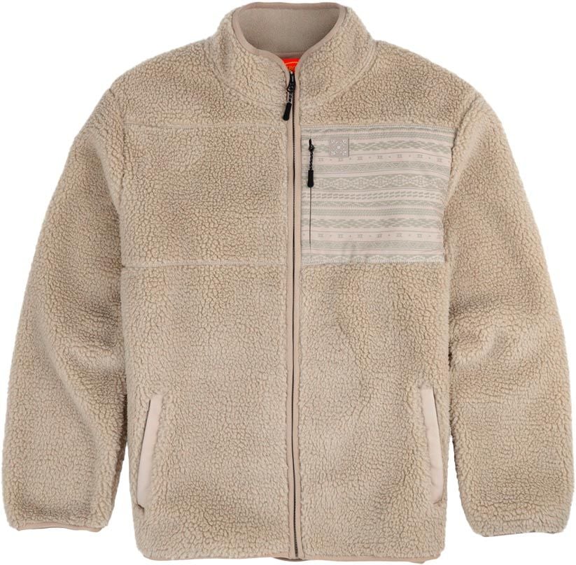 Oxbow Warmedup Fullzip Sherpa Fleece Rock Fleeces : Snowleader