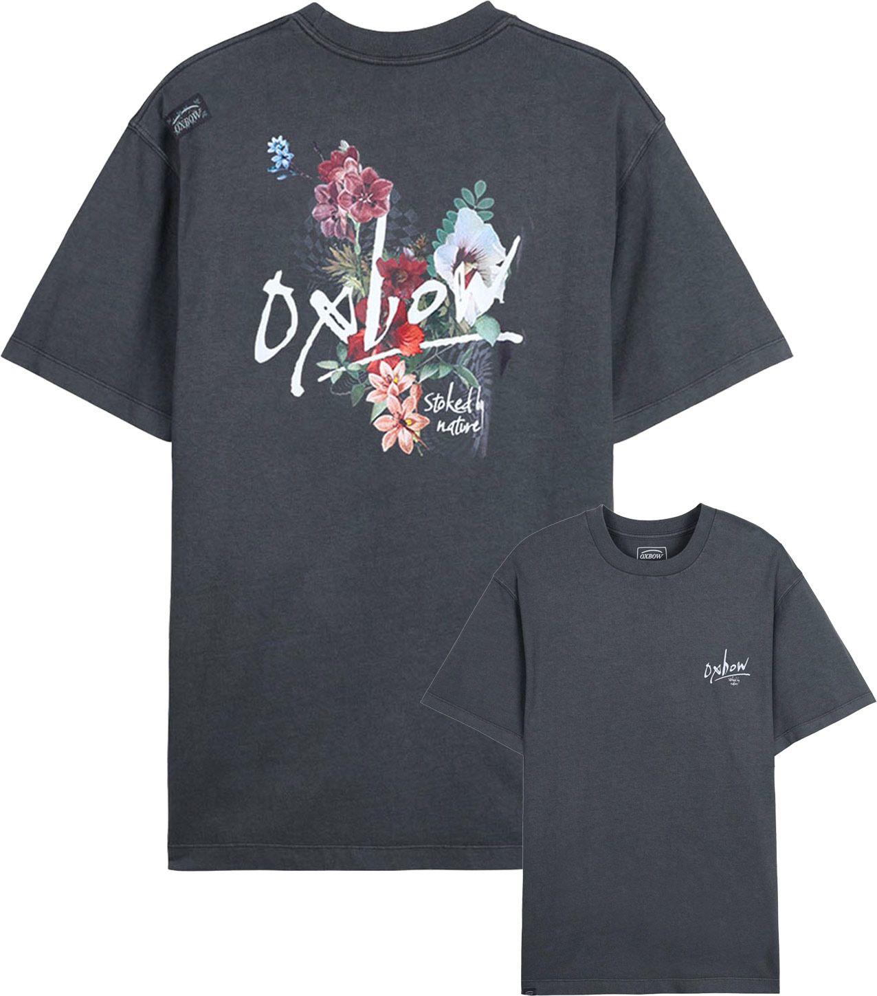Hellflo Tee M Caviar + Oxbow