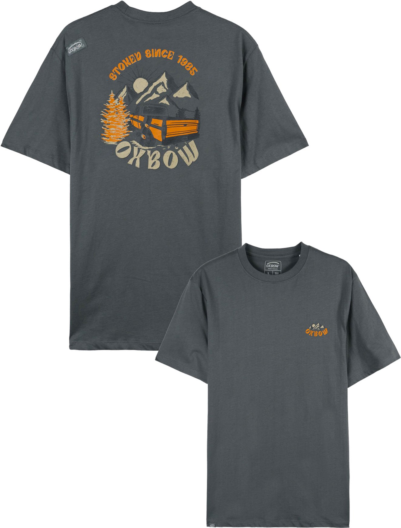 Mountain SS Tee M Pewter + Oxbow