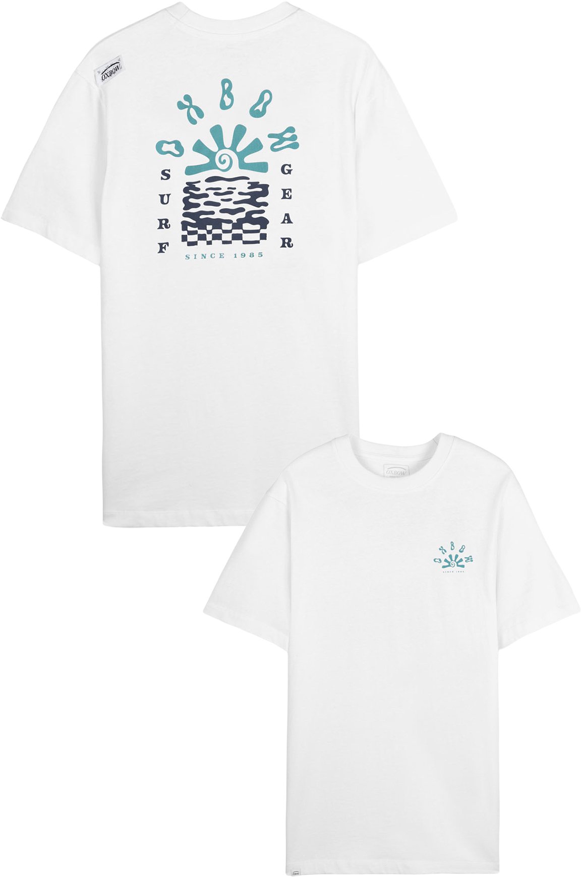Stoked Tee M White + Oxbow
