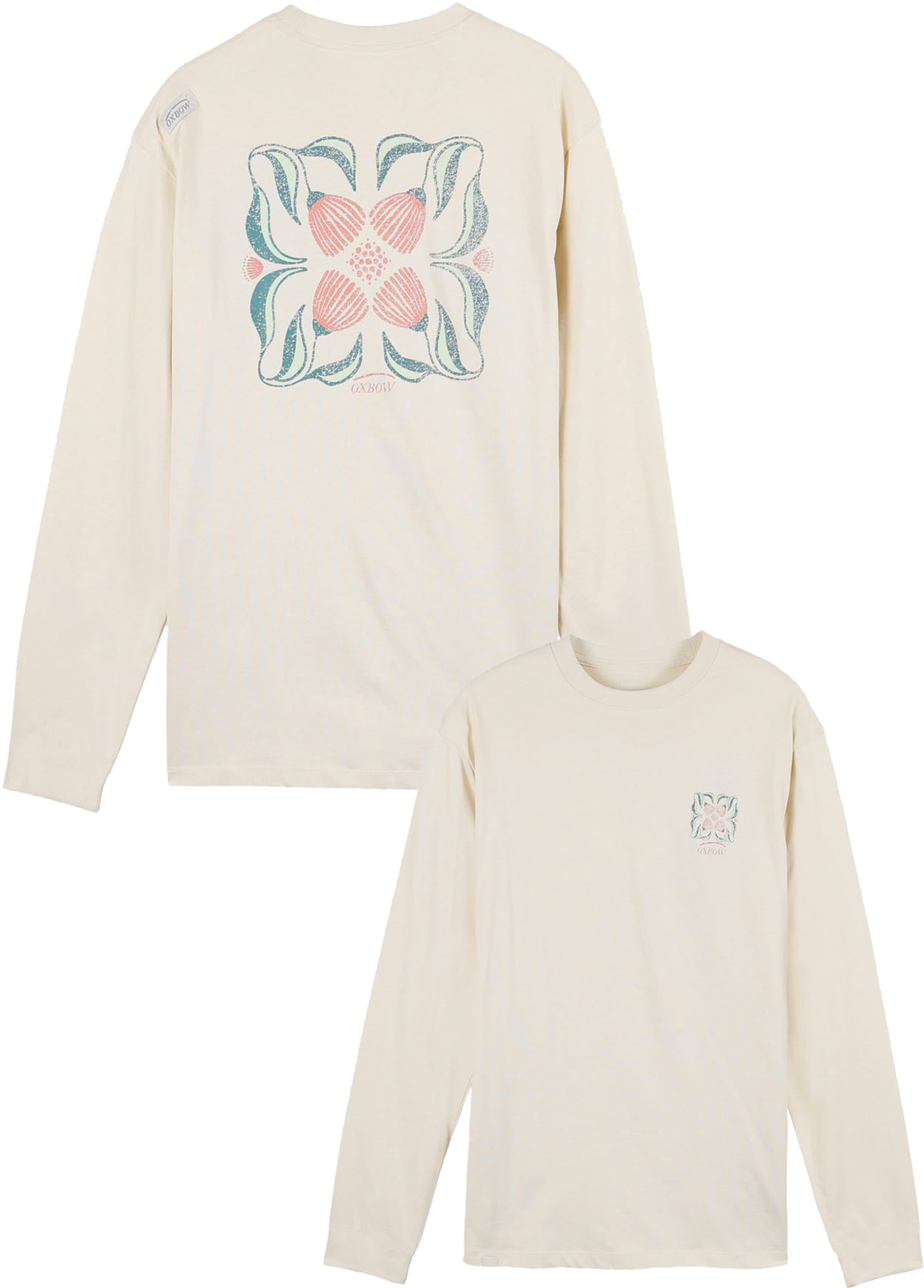Inverted LS Tee M Seashell + Oxbow