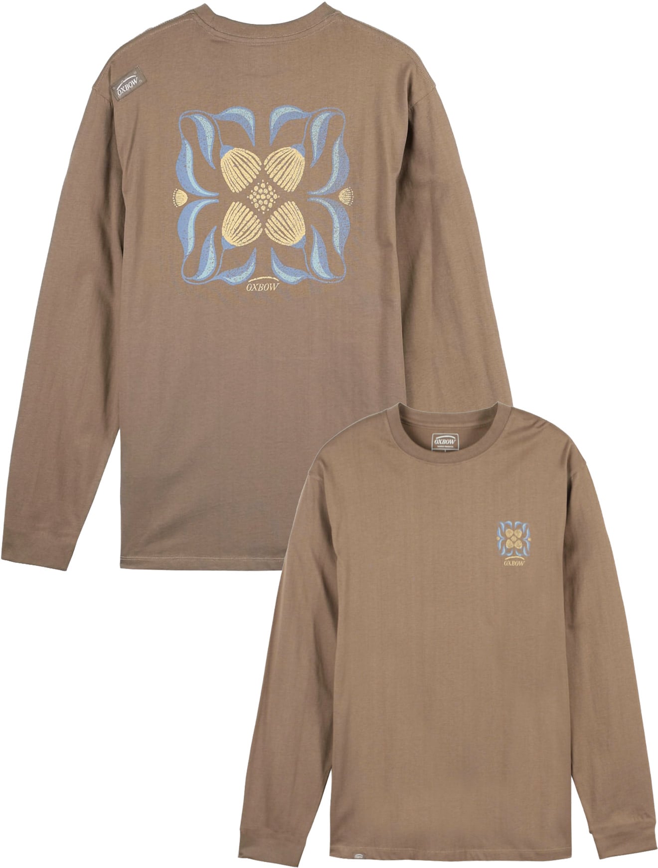 Inverted LS Tee M Pebble + Oxbow