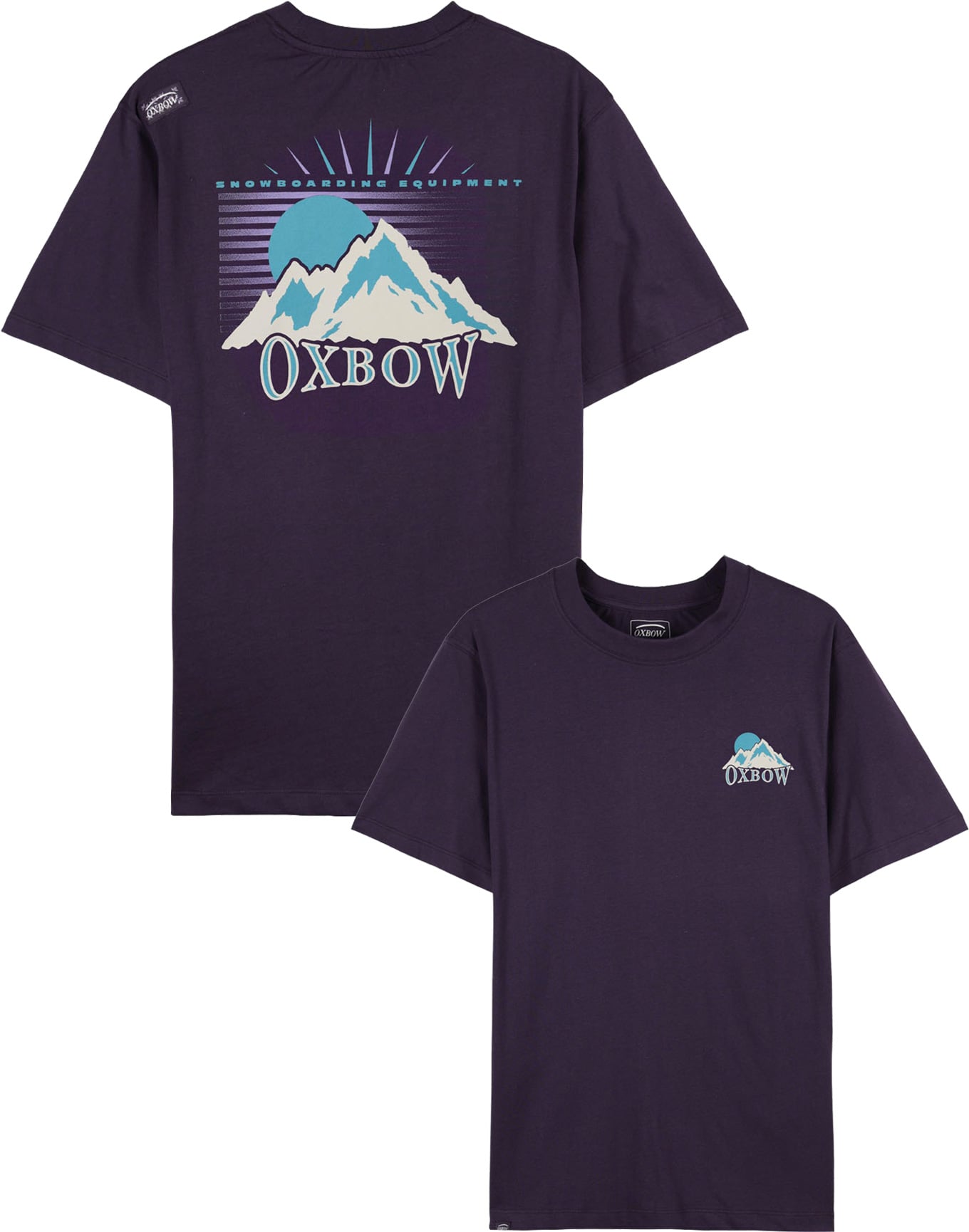 Summit SS Tee M Velvet + Oxbow