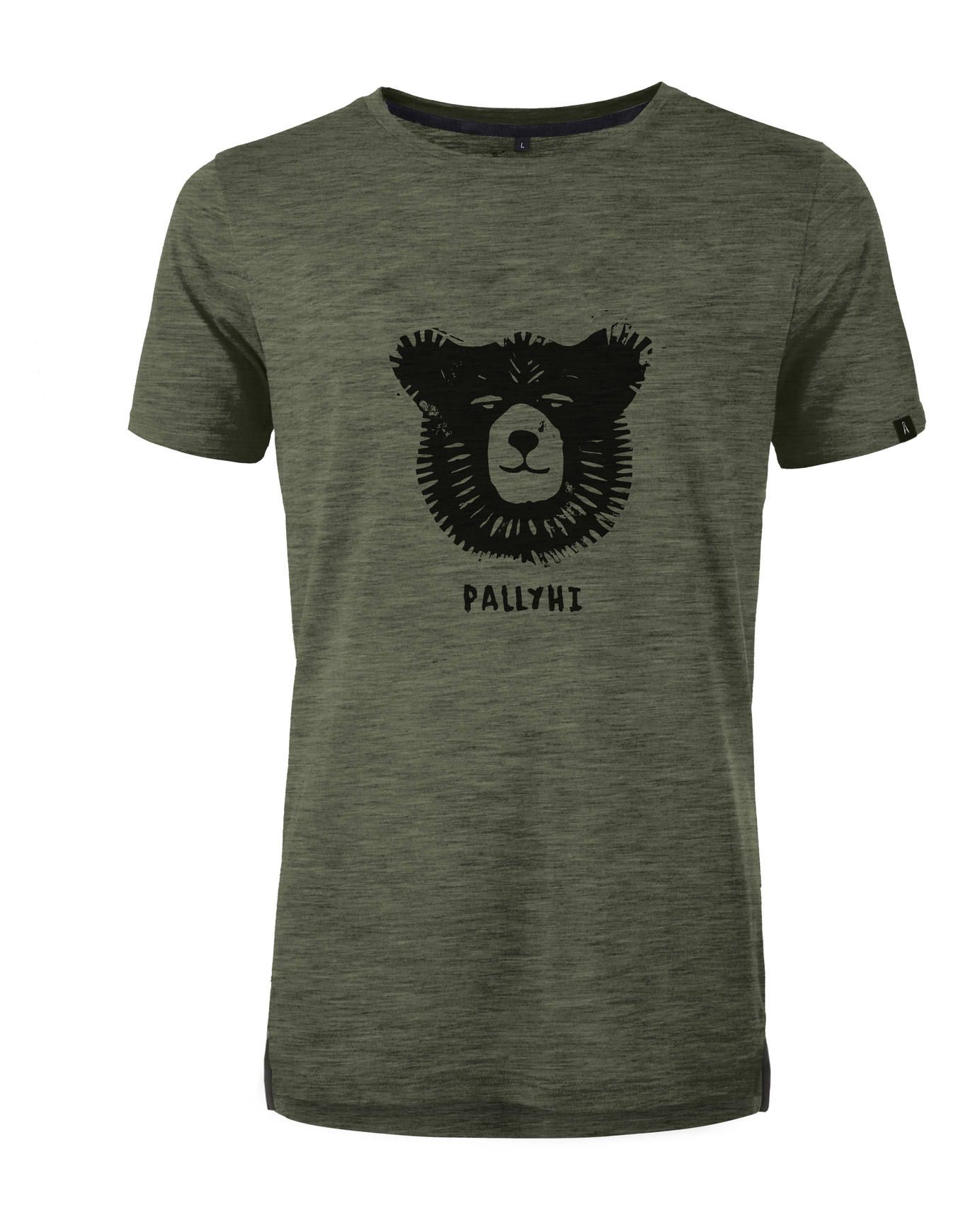 Men'S T-Shirt Bearface Heather Moss + Pally Hi