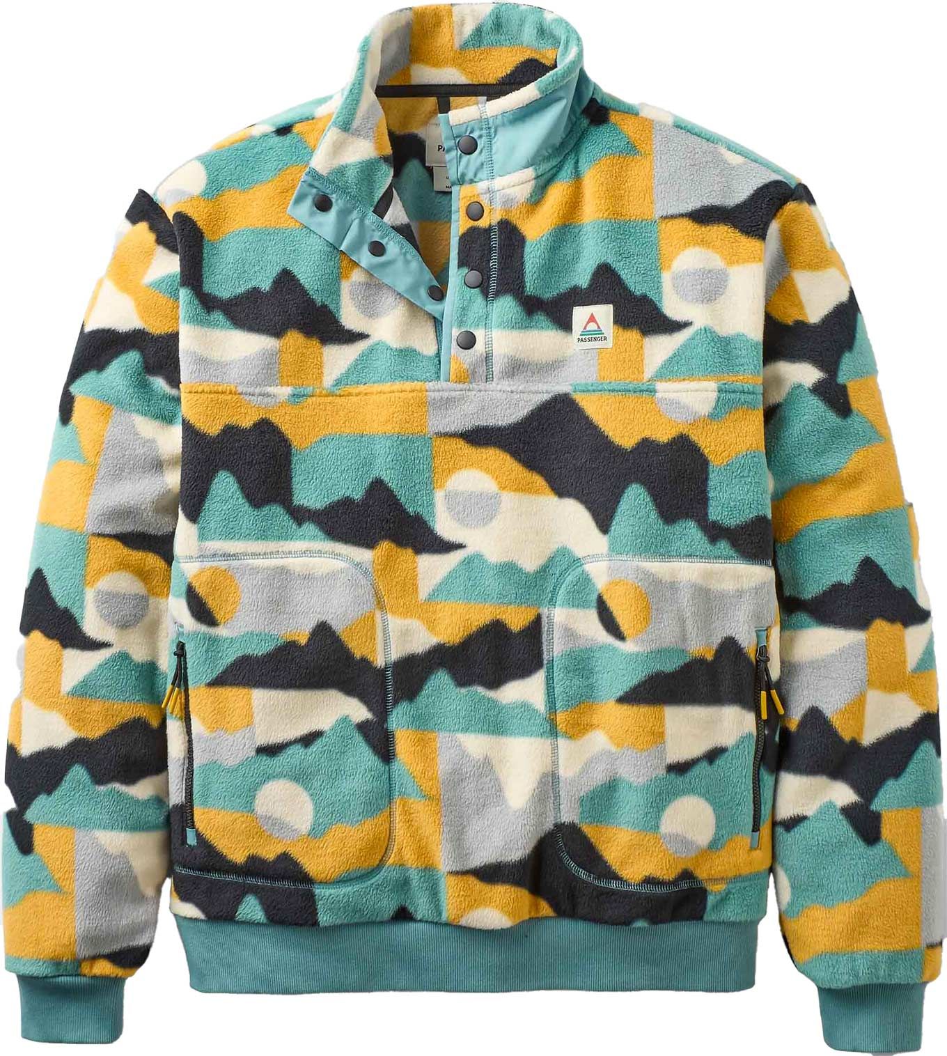 Take It Easy Polar Fleece Vista Patchwork Arctic + Passenger