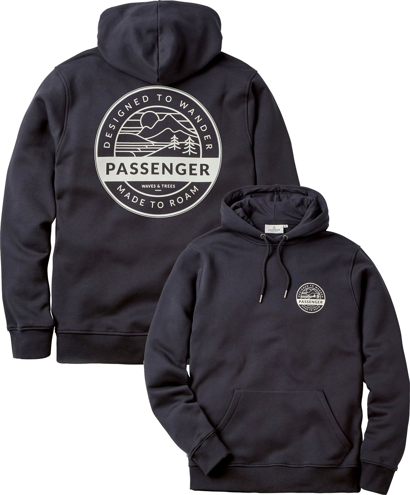 Odyssey Organic Cotton Hoodie Black + Passenger