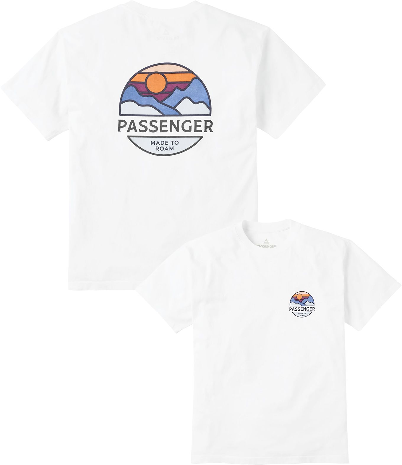 Laidback Recycled Cotton Relaxed Fit T-Shirt White + Passenger