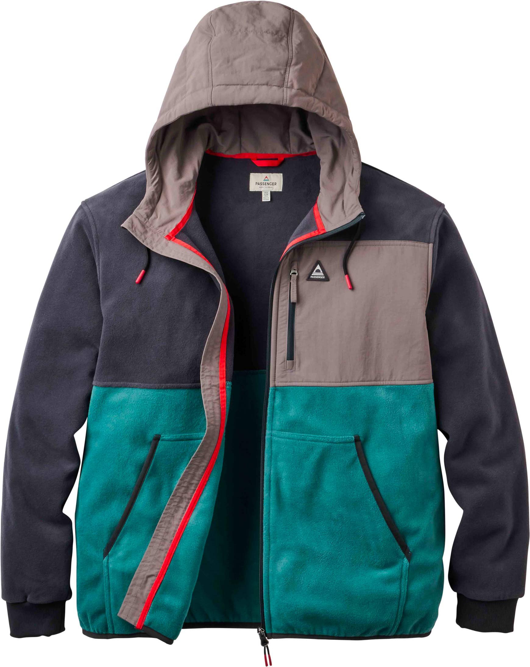 Trekker Hooded Deep Pile Sherpa Jacket Caramel + Passenger