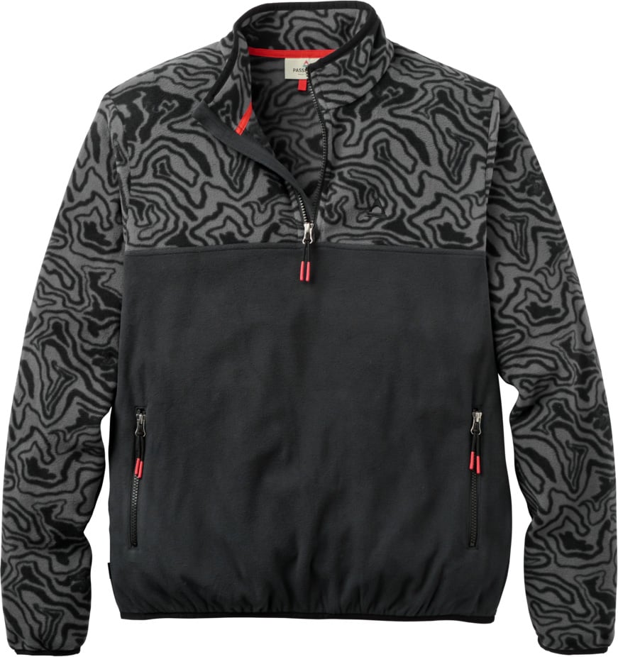 Set Off Polartec® 1/4 Zip Fleece Strata Swirl Black + Passenger