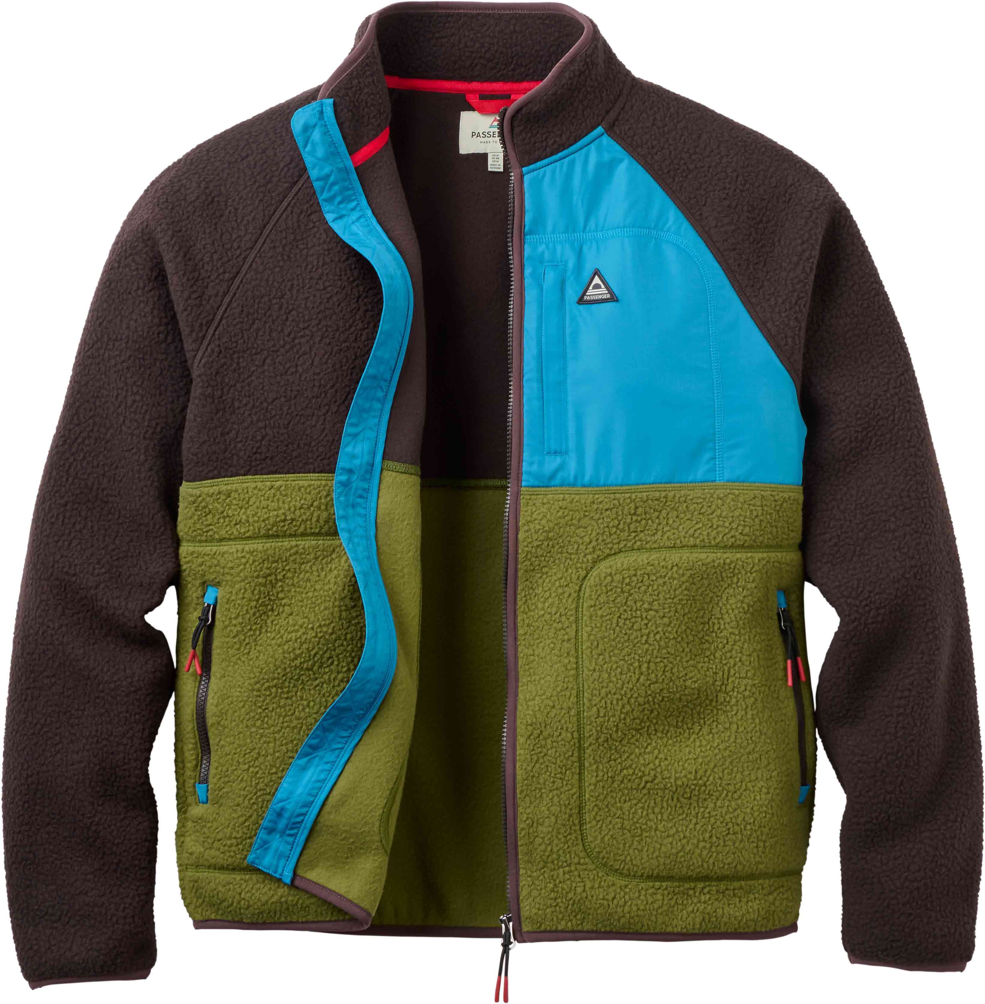 Offgrid Full Zip Sherpa Fleece Espresso Khaki + Passenger