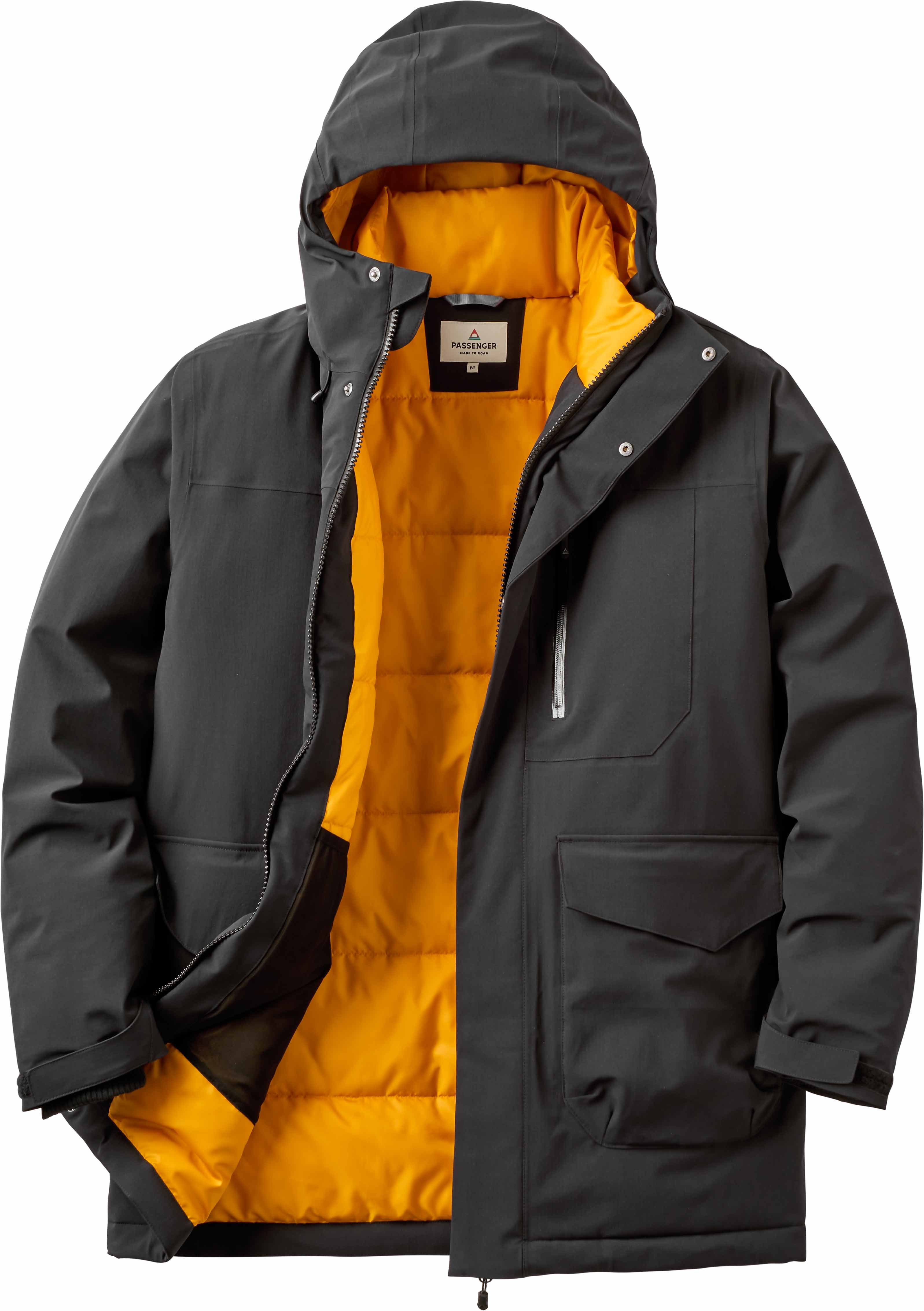 Rainier Waterproof Parka Black + Passenger